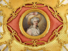 Load image into Gallery viewer, Massive Antique French Miniature Portrait & Guilloche Enamel Gilt Bronze Jewelry Casket