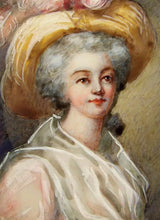 Load image into Gallery viewer, Massive Antique French Miniature Portrait & Guilloche Enamel Gilt Bronze Jewelry Casket