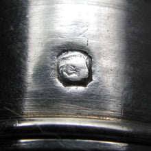 Load image into Gallery viewer, Antique French Sterling Silver Pate de Verre Art Glass Opera Liquor Flask Bottle