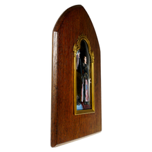 Load image into Gallery viewer, Antique French Limoges Enamel on Copper Portrait Plaque of Joan of Arc