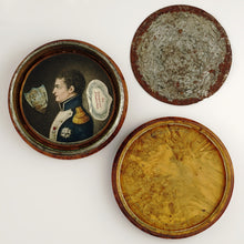 Load image into Gallery viewer, Antique French Miniature Portrait Snuff Box, Hidden Napoleon Mourning Memento