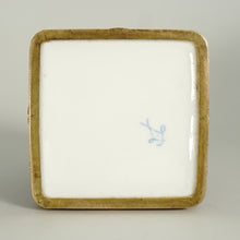 Load image into Gallery viewer, Antique French Porcelain Inkwell Bronze Ormolu Empire Style Mounts