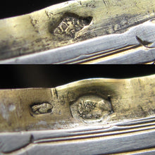 Load image into Gallery viewer, Antique French Silver Compact Mirror Powder Box, Case