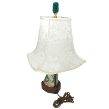 Load image into Gallery viewer, Vintage Chinoiserie Asian Porcelain Figural Lamp