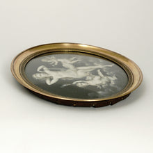 Load image into Gallery viewer, Antique French Grisaille Miniature Portrait, Nude Goddess & Cherubs
