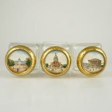 Load image into Gallery viewer, Antique Scottish Tartanware Box Perfume Caddy Eglomise Scent Bottles Grand Tour Souvenir Clan Stuart Tartan