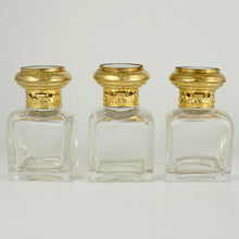 Load image into Gallery viewer, Antique Scottish Tartanware Box Perfume Caddy Eglomise Scent Bottles Grand Tour Souvenir Clan Stuart Tartan