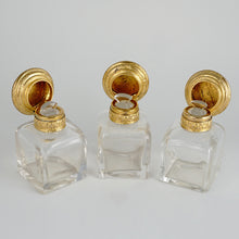 Load image into Gallery viewer, Antique Scottish Tartanware Box Perfume Caddy Eglomise Scent Bottles Grand Tour Souvenir Clan Stuart Tartan