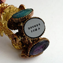 Load image into Gallery viewer, Antique French Palais Royal Wax Seal Wheel Multiple Intaglio Letter Desk Stamp