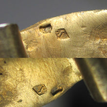 Load image into Gallery viewer, Antique French .800 Silver Gold Vermeil Belt Buckle Art Nouveau Thistle Flower