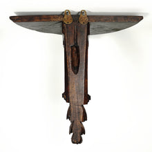 Load image into Gallery viewer, Pair Antique French Carved Wood Corbel Wall Shelves Neoclassical Acanthus