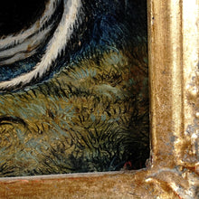 Load image into Gallery viewer, Victorian Oil Painting of a Cow & Calf, Dated 1854 Pastoral Farm Scene