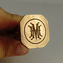 Load image into Gallery viewer, Antique French Signed Bronze Wax Seal Desk Stamp Figural Cat Sculpture by A. Marionnet