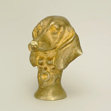 Load image into Gallery viewer, Alexandre Auguste Caron Art Deco French Bronze Sculpture Wax Seal, Hound Dog