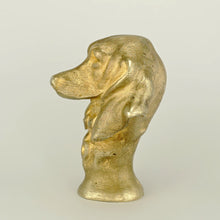 Load image into Gallery viewer, Alexandre Auguste Caron Art Deco French Bronze Sculpture Wax Seal, Hound Dog