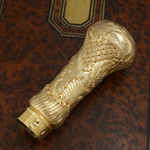 Load image into Gallery viewer, Antique French Gilt Ormolu Dress Cane Parasol Handle