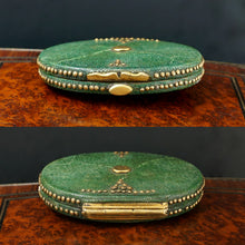 Load image into Gallery viewer, Antique French Miniature Portrait Painting Gentleman in Red Coat, Shagreen Case