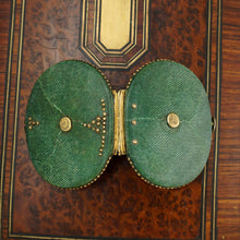 Load image into Gallery viewer, Antique French Miniature Portrait Painting Gentleman in Red Coat, Shagreen Case