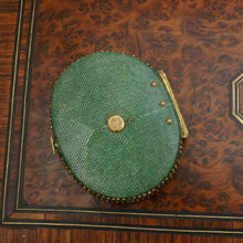 Load image into Gallery viewer, Antique French Miniature Portrait Painting Gentleman in Red Coat, Shagreen Case