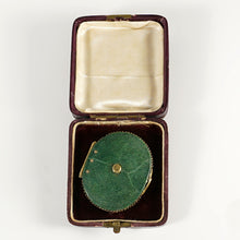 Load image into Gallery viewer, Antique French Miniature Portrait Painting Gentleman in Red Coat, Shagreen Case