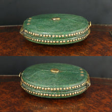 Load image into Gallery viewer, Antique French Miniature Portrait Painting Gentleman in Red Coat, Shagreen Case