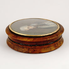 Load image into Gallery viewer, Antique French Miniature Portrait Snuff Box, Hidden Napoleon Mourning Memento