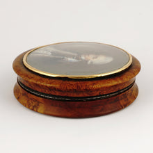 Load image into Gallery viewer, Antique French Miniature Portrait Snuff Box, Hidden Napoleon Mourning Memento