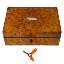 Load image into Gallery viewer, Antique French Palais Royal Mother of Pearl Sewing Box Etui Necessaire
