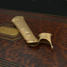 Load image into Gallery viewer, Art Nouveau French Silver Needle Case Rare Hinged Etui, Ladies & Cat, Signed Frederic Vernon, Julian Duval