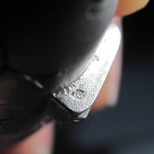 Load image into Gallery viewer, Antique French Silver Cut Glass Perfume Bottle, Scent Bottle, Art Nouveau Rose