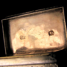 Load image into Gallery viewer, Antique Georgian Sterling Silver Book Form Vinaigrette, John Reilly, London 1804