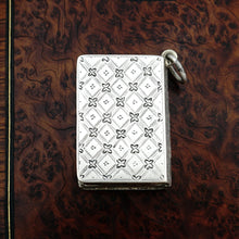 Load image into Gallery viewer, Antique Georgian Sterling Silver Book Form Vinaigrette, John Reilly, London 1804