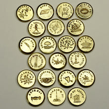 Load image into Gallery viewer, Antique French Wax Seal Stamp Set, Tube-Style Etui Case, Multiple Matrices Intaglios, Letter Envelope Sealing Wax Desk Stamp