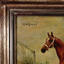 Load image into Gallery viewer, Portrait of a Horse, German Equestrian Painting Wilhelm Westerop (1876-1954) Oil on Canvas
