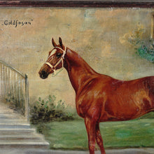 Load image into Gallery viewer, Portrait of a Horse, German Equestrian Painting Wilhelm Westerop (1876-1954) Oil on Canvas