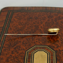 Load image into Gallery viewer, 14K Gold Carnelian Intaglio Stick Pin, Ichthys Fish Jesus Christ, Religious Symbolism