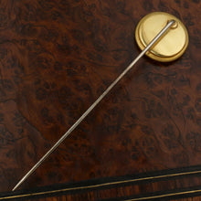 Load image into Gallery viewer, 14K Gold Carnelian Intaglio Stick Pin, Ichthys Fish Jesus Christ, Religious Symbolism