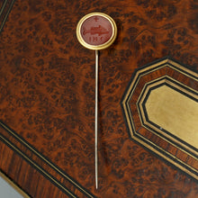 Load image into Gallery viewer, 14K Gold Carnelian Intaglio Stick Pin, Ichthys Fish Jesus Christ, Religious Symbolism