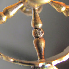 Load image into Gallery viewer, Antique 12K Yellow Gold Austro-Hungarian Wax Seal Wheel, Lucky Charm Gemstone Intaglios, Citrine, Amethyst, Ruby, Onyx Handle