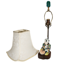 Load image into Gallery viewer, Vintage Chinoiserie Asian Porcelain Figural Lamp