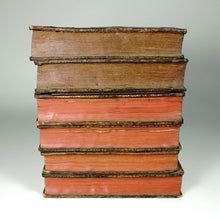 Load image into Gallery viewer, Antique French Trompe l’Oeil Books Liquor Caddy Tantalus Box, Decanter & Shot Glasses Secret Hidden Mini Bar