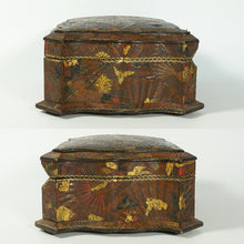 Load image into Gallery viewer, Antique Aesthetic French Japonisme Cordoba Leather Jewelry Box