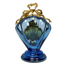 Load image into Gallery viewer, Antique Victorian Beveled Glass Box Pocket Watch Display Vitrine Stand