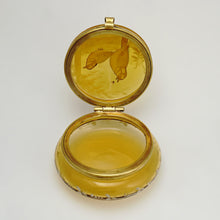 Load image into Gallery viewer, Antique Victorian Bohemian Enamel Glass Patch Box, Pill Box, Trinket