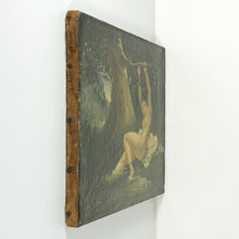 Load image into Gallery viewer, 19th Century French Oil Painting, Portrait of Female Bather, Signed V. Prost
