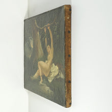 Load image into Gallery viewer, 19th Century French Oil Painting, Portrait of Female Bather, Signed V. Prost