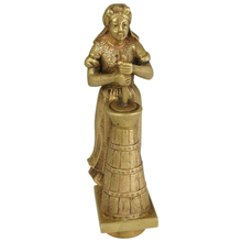 Load image into Gallery viewer, Antique Bronze Figural Wax Seal Desk Stamp, Dutch Milkmaid