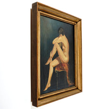 Load image into Gallery viewer, Portrait of Kiki de Montparnasse Art Deco French Female Nude Painting Dated 1927
