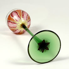 Load image into Gallery viewer, Art Nouveau Meyr's Neffe Enamel Glass Liquor Cordial Bohemian Austrian