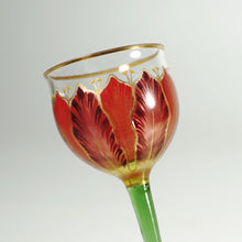 Load image into Gallery viewer, Art Nouveau Meyr's Neffe Enamel Glass Liquor Cordial Bohemian Austrian